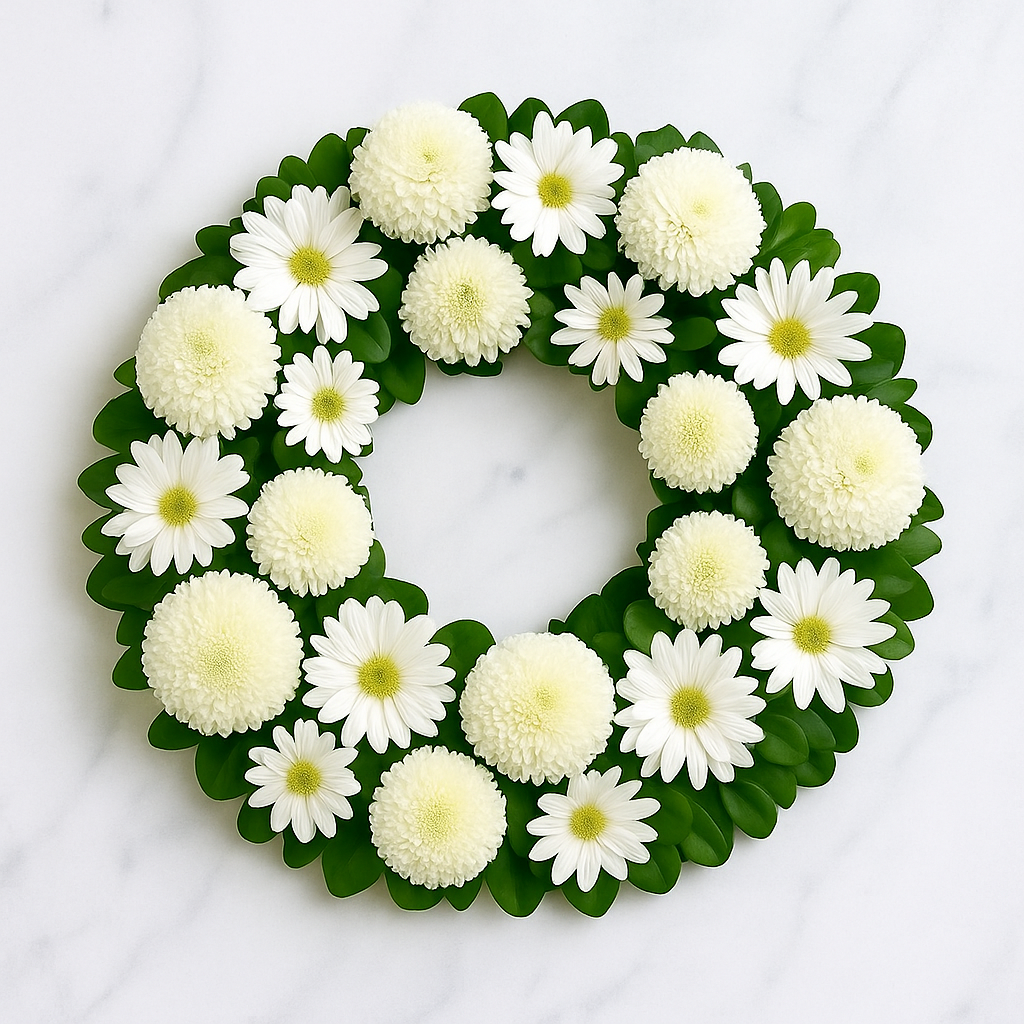 Eternal Grace White Wreath