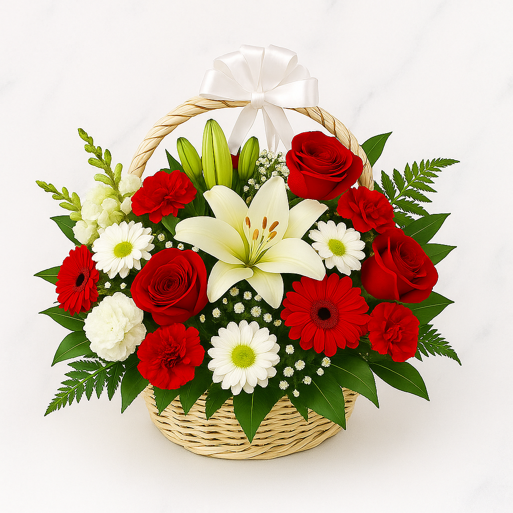 Classic Love & Peace Basket