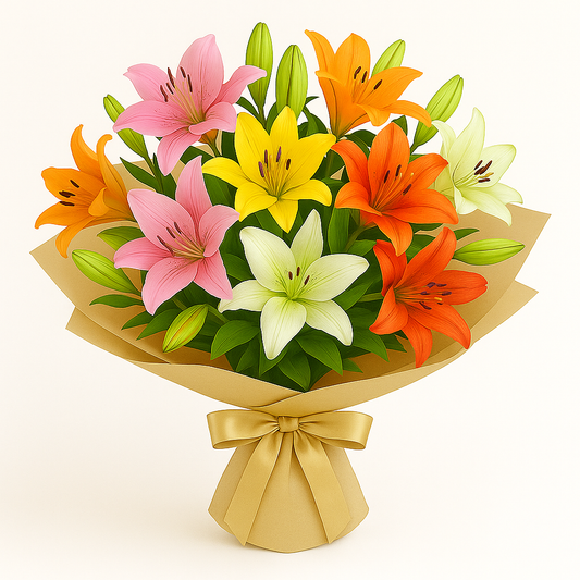 Sunset Lily Harmony Bouquet